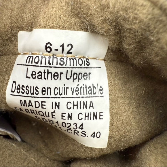 Robeez Leather Willie Navy Baby Boy Anti-Slip Soft Sole Whale Hello shoes New - Picture 8 of 8